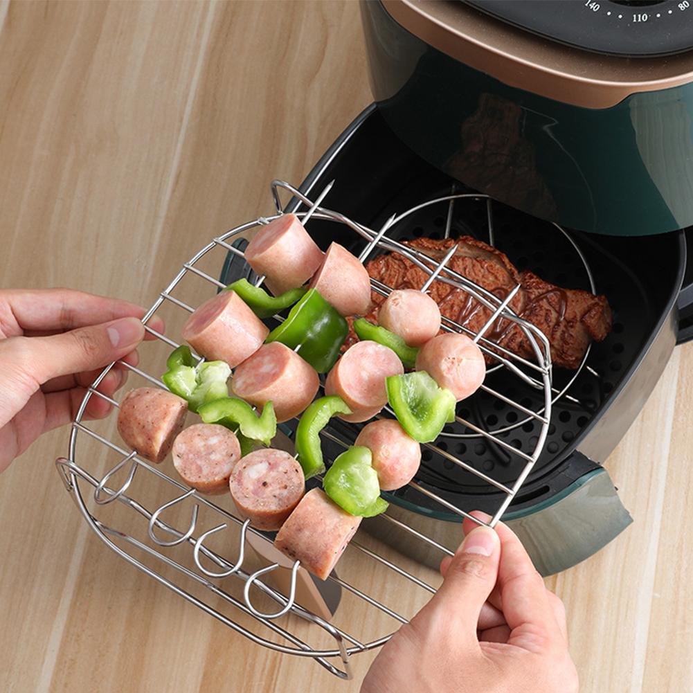 Air Fryer Rack for Air Fryer O - Camping Cooking Meat recension och pris