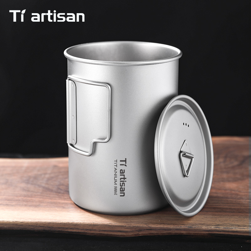 Tiartisan 750ml/ 900ml Titaniu - Camping Cooking Lightweight recension och pris