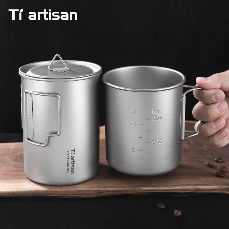 Tiartisan 750ml/ 900ml Titaniu - Camping Cooking Lightweight recension och pris