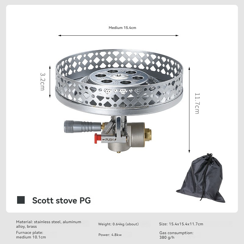 CAMPINGMOON PG-4 Scott Propane - Camping Cooking Light recension och pris