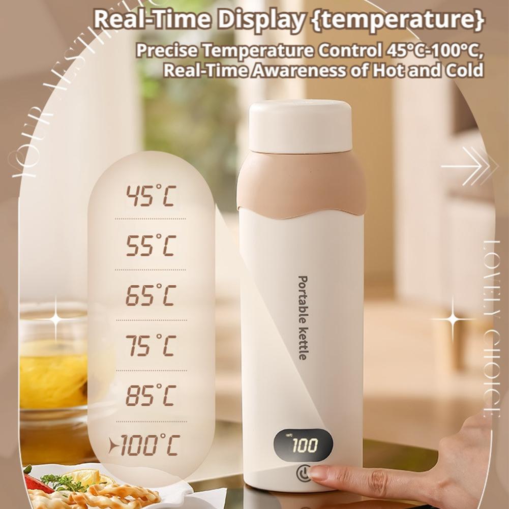 500ml LCD Electric Kettle WIth - Camping Cooking Electric recension och pris