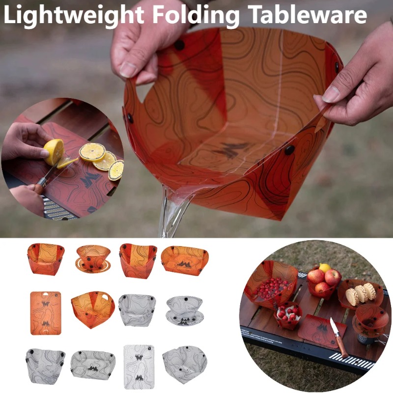 Foldable Camping Tableware Por - Camp Cutting Board recension och pris