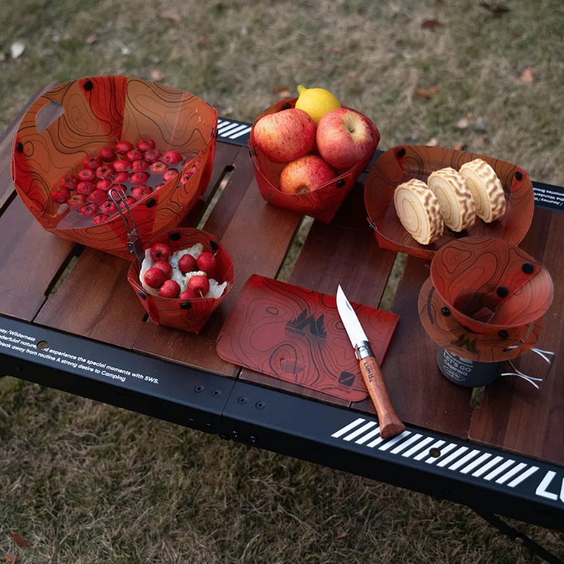 Foldable Camping Tableware Por - Camp Cutting Board recension och pris